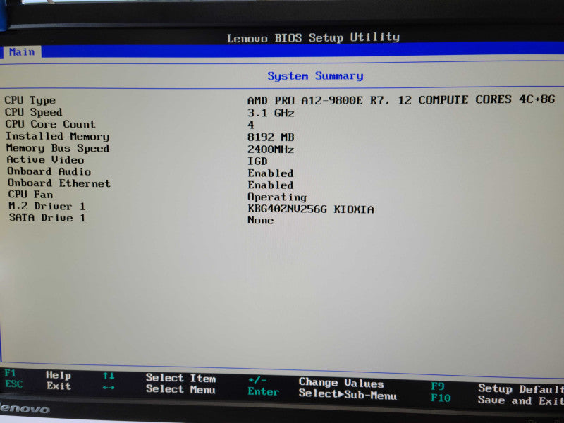 Lenovo ThinkCentre M715q - AMD Pro A12-9800e R7 | 8GB | 256GB NVMe + PWR ADPT