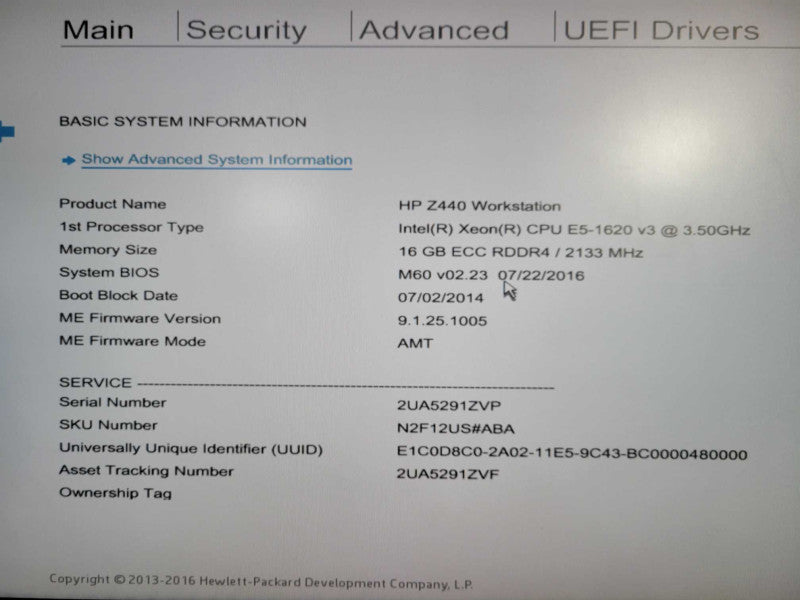 HP Z440 Workstation Xeon E5-1620 v3 @ 3.50GHz 16GB DDR4 | GTX 970 GPU READ !