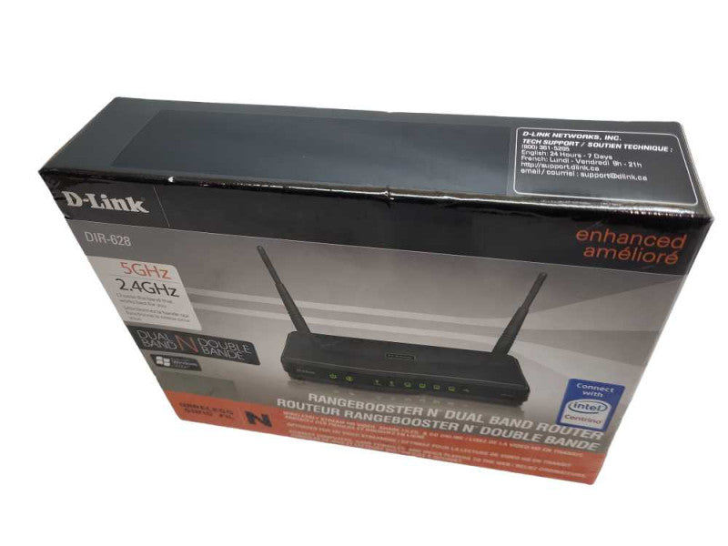 D-Link RangeBooster N DIR-628 54 Mbps Wireless N Router  &