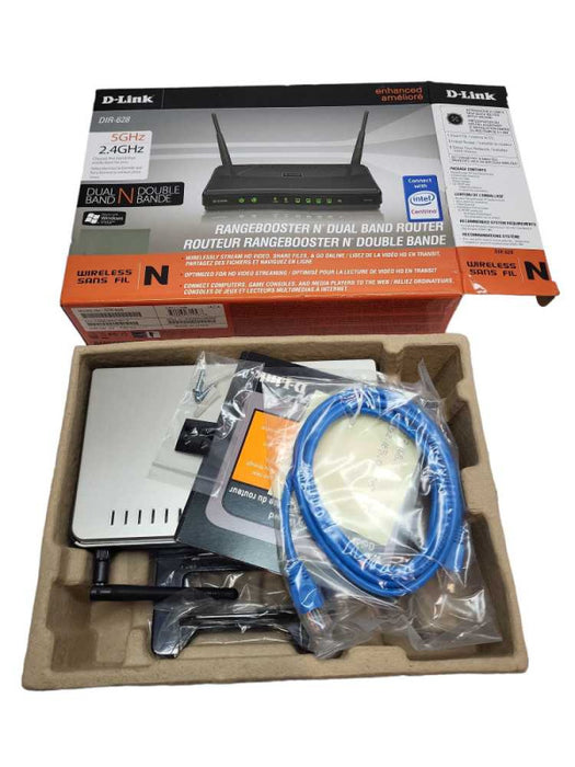 D-Link RangeBooster N DIR-628 54 Mbps Wireless N Router  &
