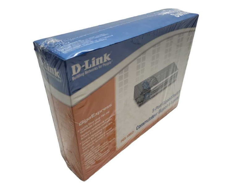 DGS-1005D DLINK 5-Port 10/100/1000 Mbps Gigabit Desktop Switch New &