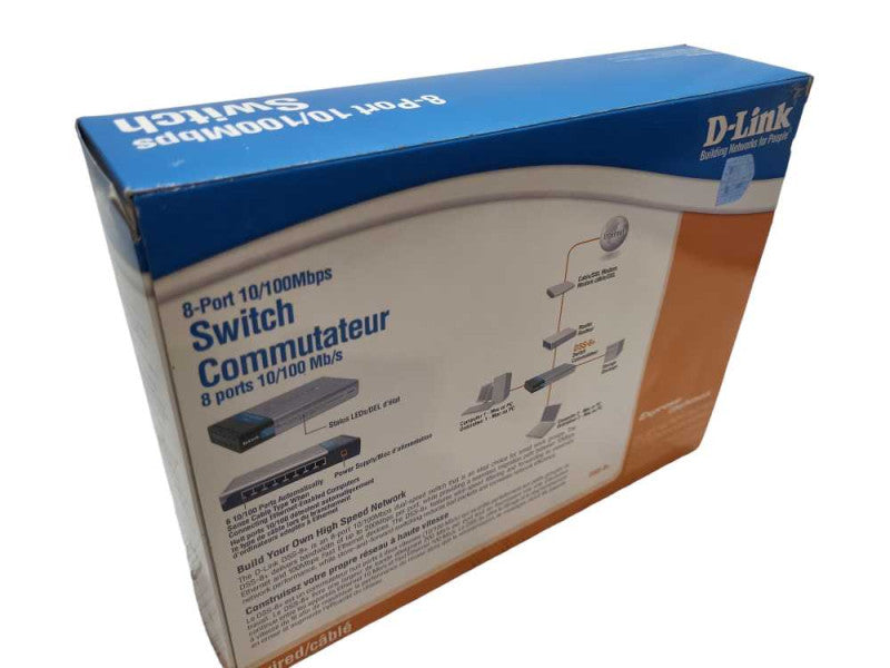 D-Link Systems Express EtherNetwork DSS-8+ 10/100 MBPS Switch Ethernet &