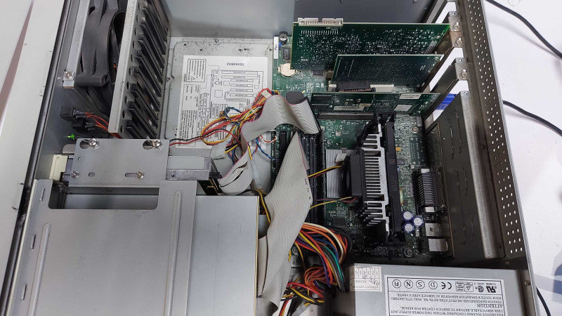 Vintage Intel pentium III 550Mhz RackMount Desktop 128MB Ram Intel Mobo #