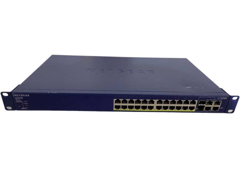Netgear FS728TP 28 Port PoE Fast Ethernet Network Smart Switch !