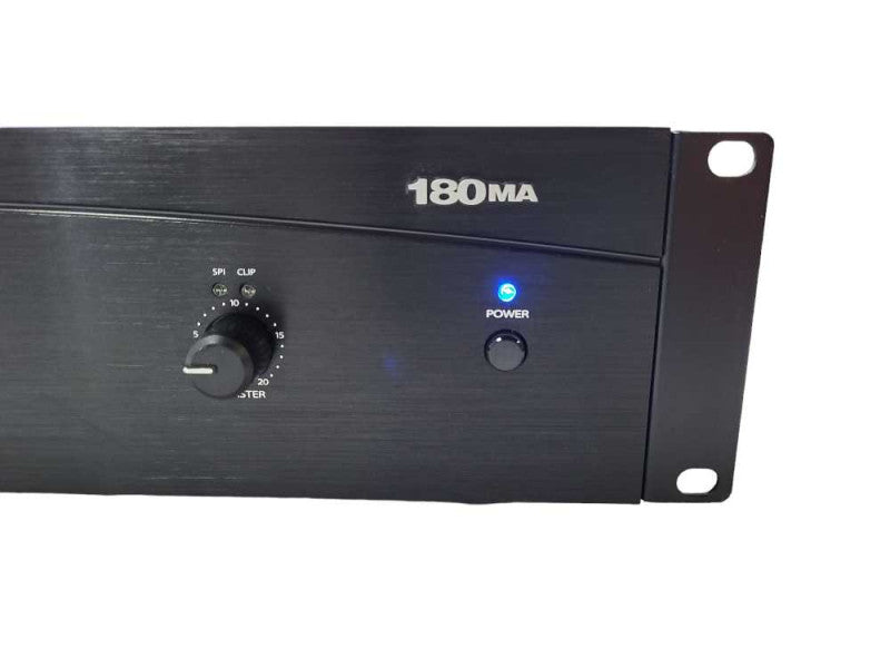 Crown 180MA Commercial Pro Audio 4-Channel 80W Power Amplifier Amp Mixer READ $