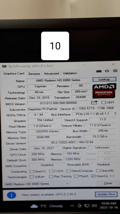 Sapphire AMD Radeon HD 6900 series Graphic Card &