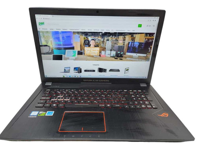 ASUS ROG GL753VE i7-7700HQ, 32GB DDR4, 4GB Nvidia GTX 1050 Ti, 128GBm.2 + 1TB