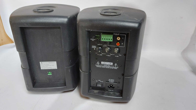 Kramer SPK-OCA504 (Pair) 2x30 Watt Powered On Wall Active Speakers Q#