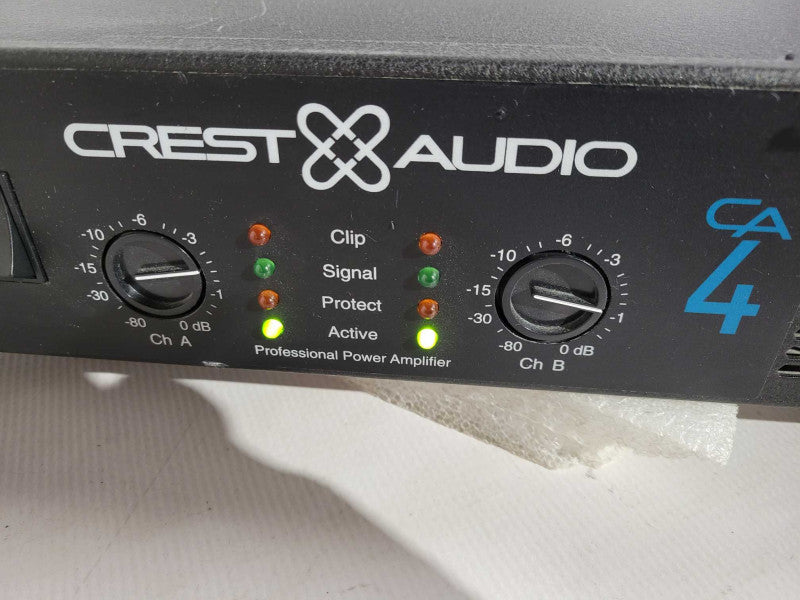 Crest Audio CA 4 2-Channel 500 WPC Power Amplifier !