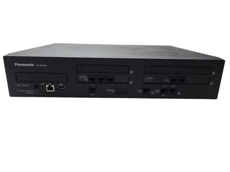 Panasonic KX-NS700 Hybrid IP VOIP PBX Business Phone System w/ x2 LCOT6 Cards $