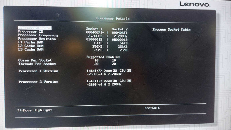 Lenovo HX 8693 2x Xeon E5-2630 V4 @ 2.20ghz / 128gb ram ddr4 / 47C8676 Raid #