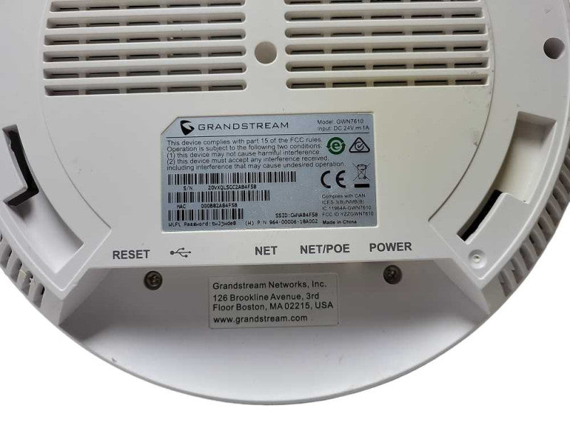 Grandstream GWN7610 Dual-Band 802.11ac 3x3:3 MIMO Wi-Fi Access Point Q$