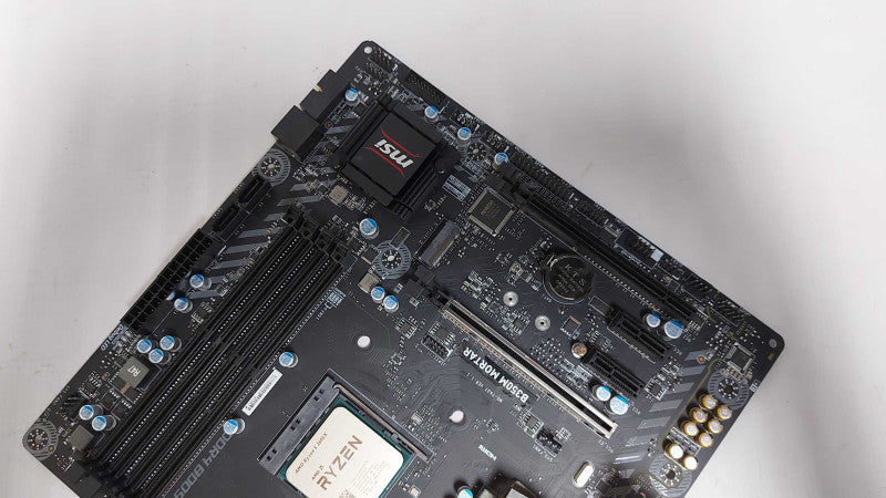CPU/Motherboard Combo Ryzen 5 3600X 3.80ghz / MSI B350M Mortar / READ #