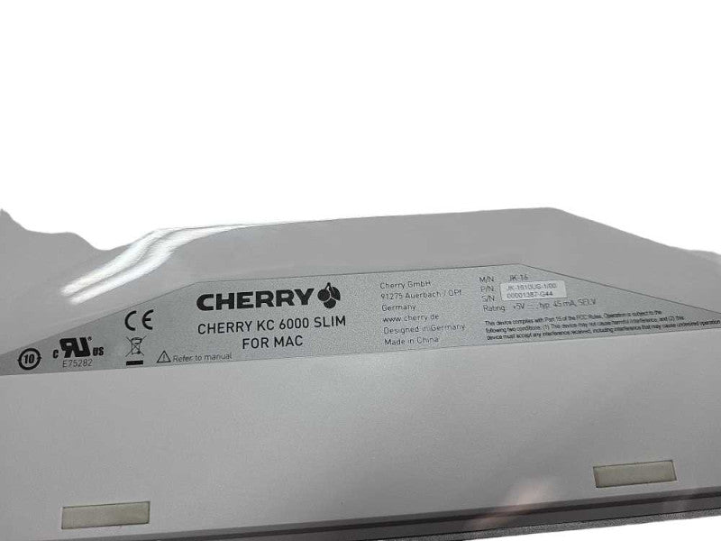 CHERRY - KC 6000 SLIM Wired Slim Keyboard & Y MC 1000 Corded Mouse &
