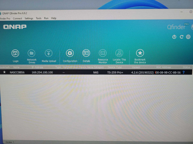 QNAP TS-259 Pro+ 2-Bay Network Attached Storage NAS Enclosure, 1x 2TB HDD _