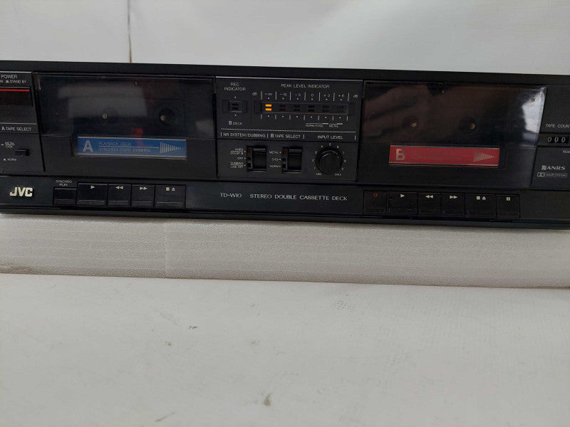 JVC Stereo Double Cassette Deck Model: TD-W10