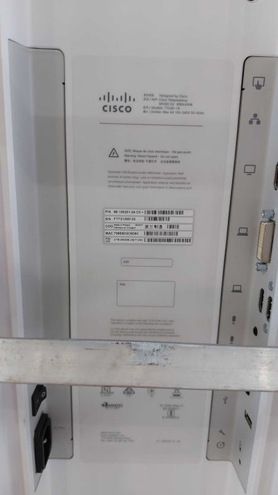 Cisco Telepresence MX300 G2 Conference TV TTC60-19 - Factory Reset #