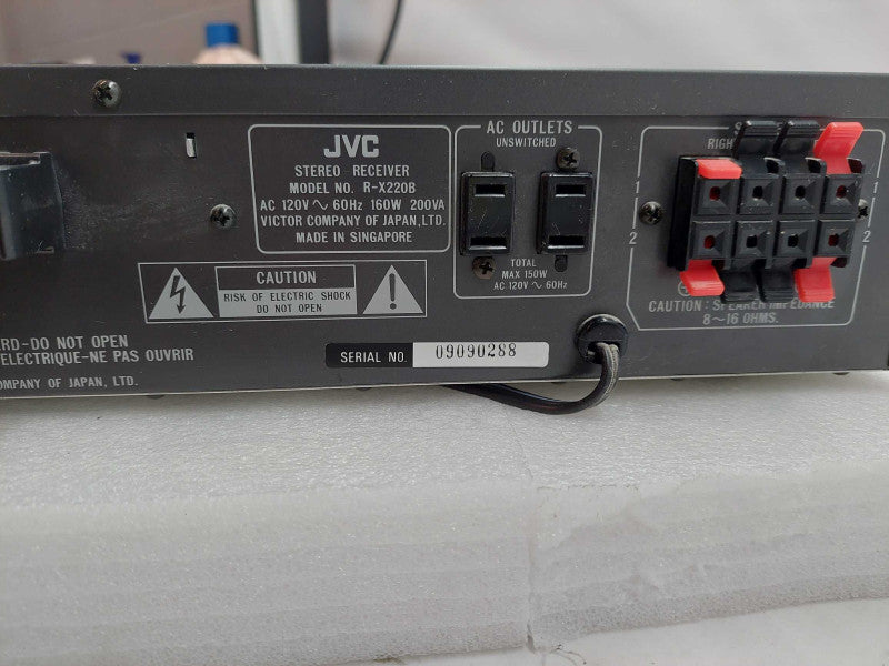 JVC Digital Synthesizer Stereo Receiver Model: R-X220