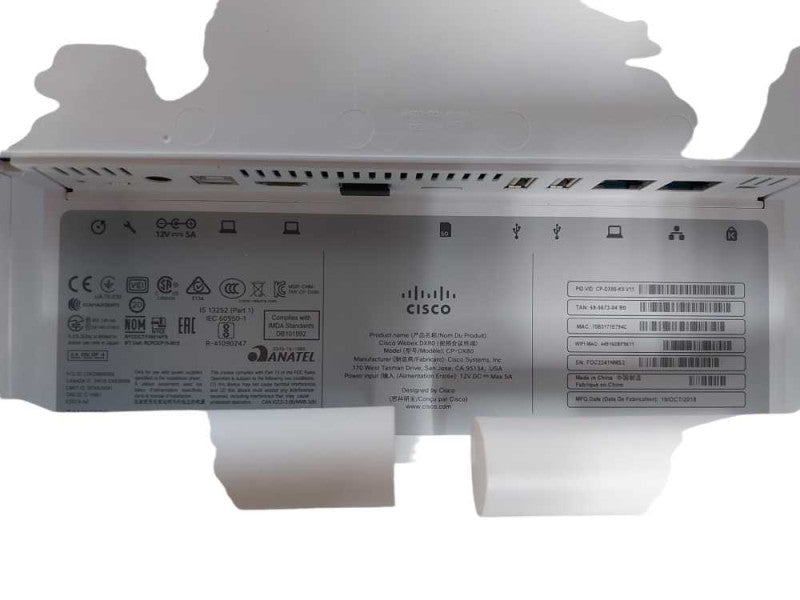 Cisco DX80 Video Conferencing Touch Screen Monitor CP-DX80 - READ #