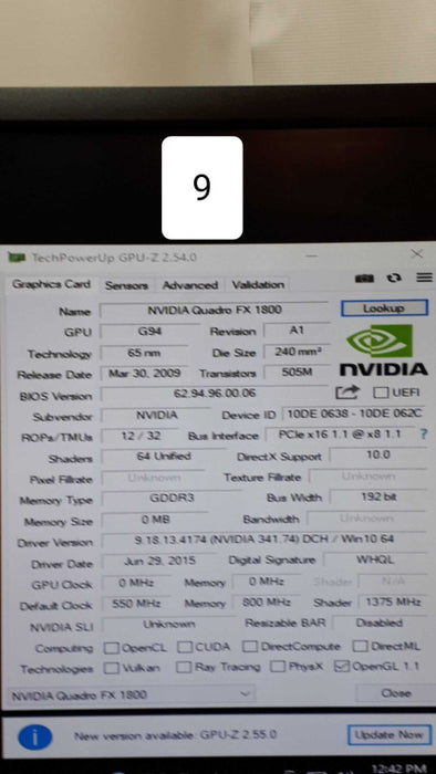 Nvidia Quadro FX 1800 768MB GDDR3 PCI Express x16 Video Card Q&