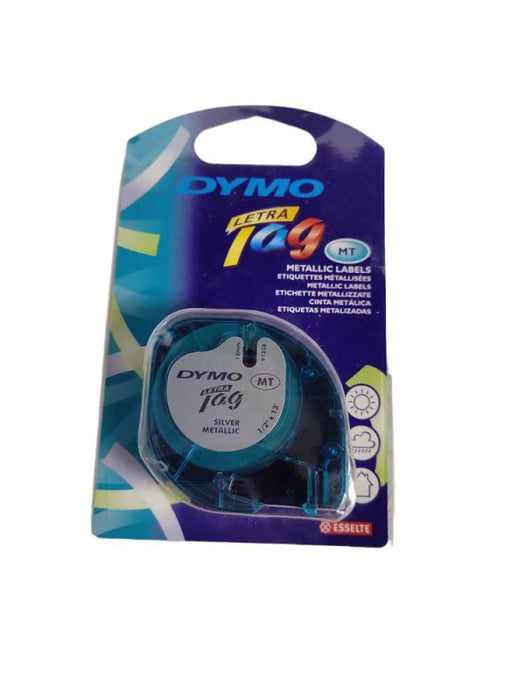 Dymo LetraTag MT Metallic Labels Silver Metallic Tape 91338 NEW SEALED !