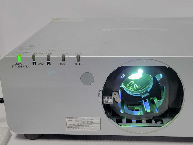 Panasonic PT-DW640ULS DLP WXGA HDMI Projector No Lens/Remote, READ Q_