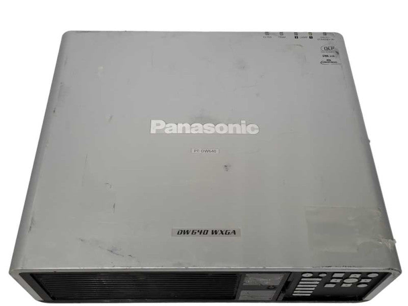 Panasonic PT-DW640ULS DLP WXGA HDMI Projector No Lens/Remote, READ Q_