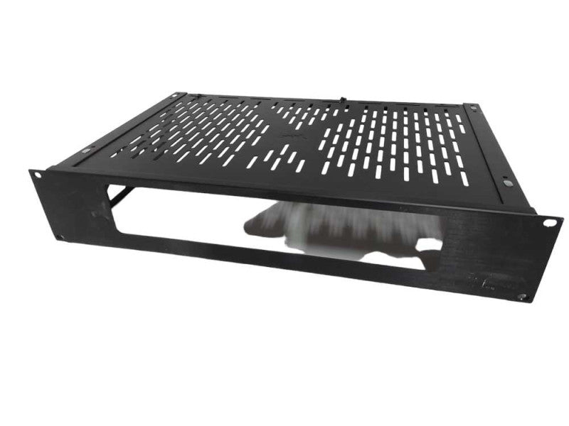 2U perforated Middle Atlantic Shelving Unit  Q#