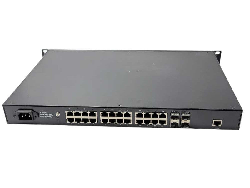 Packedge devices and software S24P 24-Port Gigabit PoE AVB Switch with SFP _