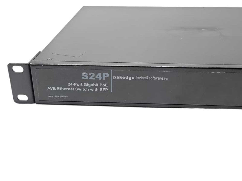 Packedge devices and software S24P 24-Port Gigabit PoE AVB Switch with SFP _