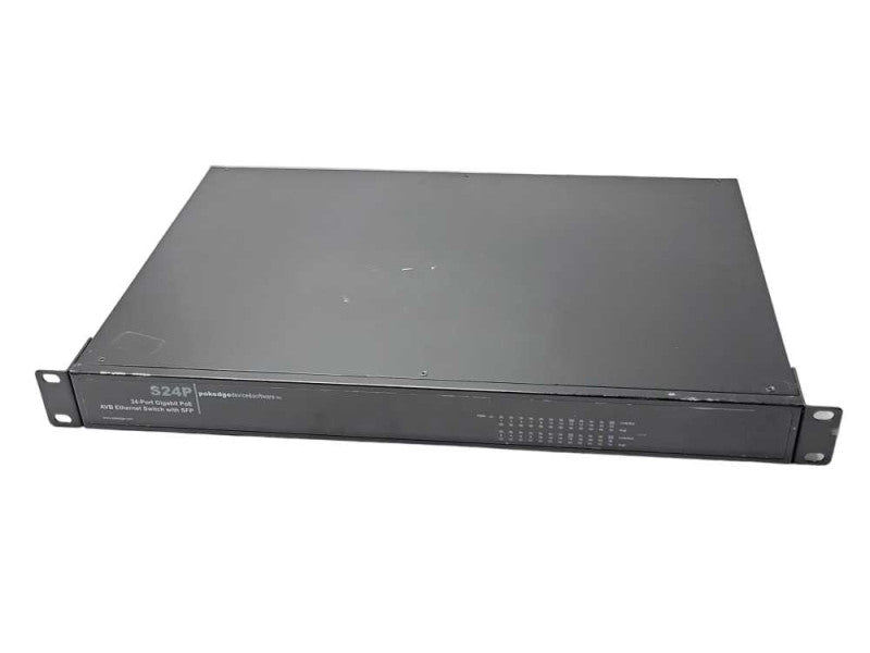 Packedge devices and software S24P 24-Port Gigabit PoE AVB Switch with SFP _