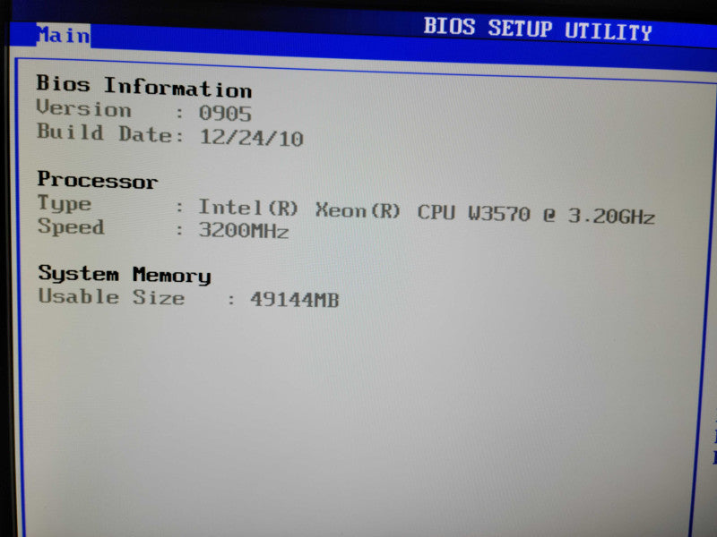 Intel Xeon W3570 | 48GB RAM | NO HDD | Display Adapter | 1200W PSU