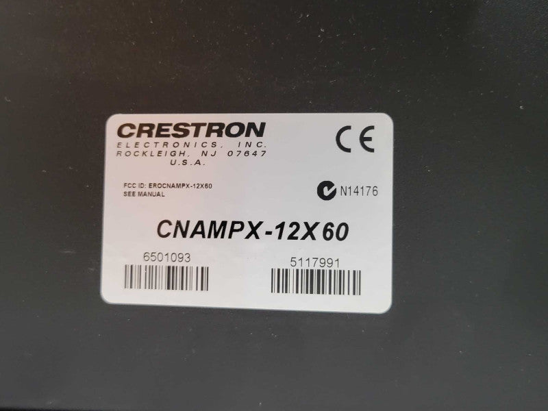 Crestron CNAMPX-12X60 Professional Audio Amplifier 12 Channel 60 Watt, READ _
