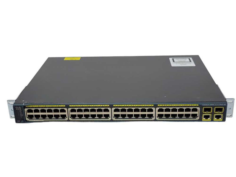Cisco WS-C2960-48PST-L 48 Port PoE Ethernet Switch Q_