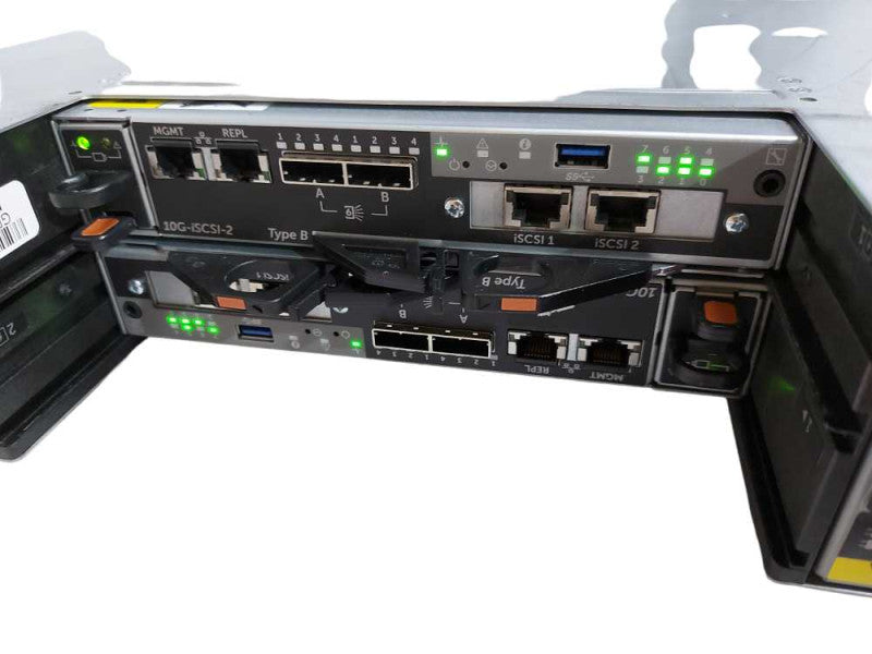 Dell Compellent SCv2020 Storage array 2x controllers 10G-iSCSI-2 B 2x PSU #