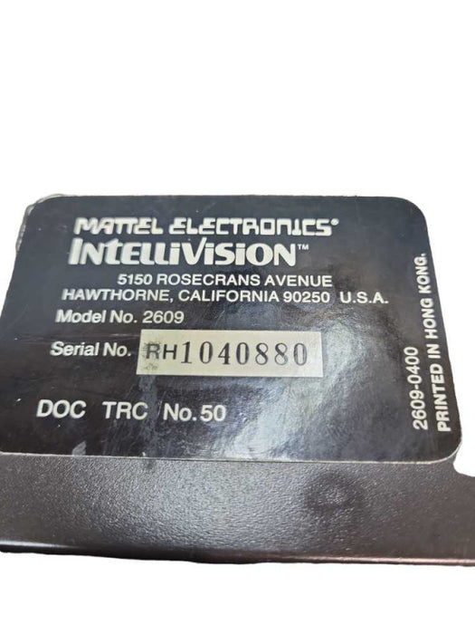 Intellivision game Console Model 2609 Vintage &