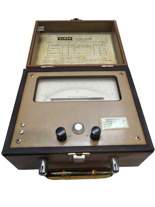 Vintage Alnor # 1760 Pyrometer Pneumatic Airflow Tester- &