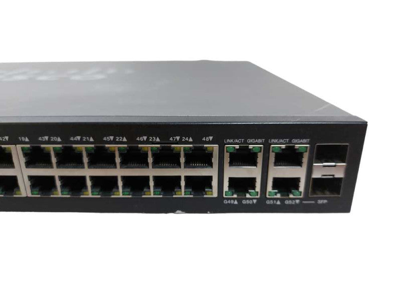 Cisco SG300-52P 52x port Gigabit PoE WAN Network Switch Managed - RESET Q#
