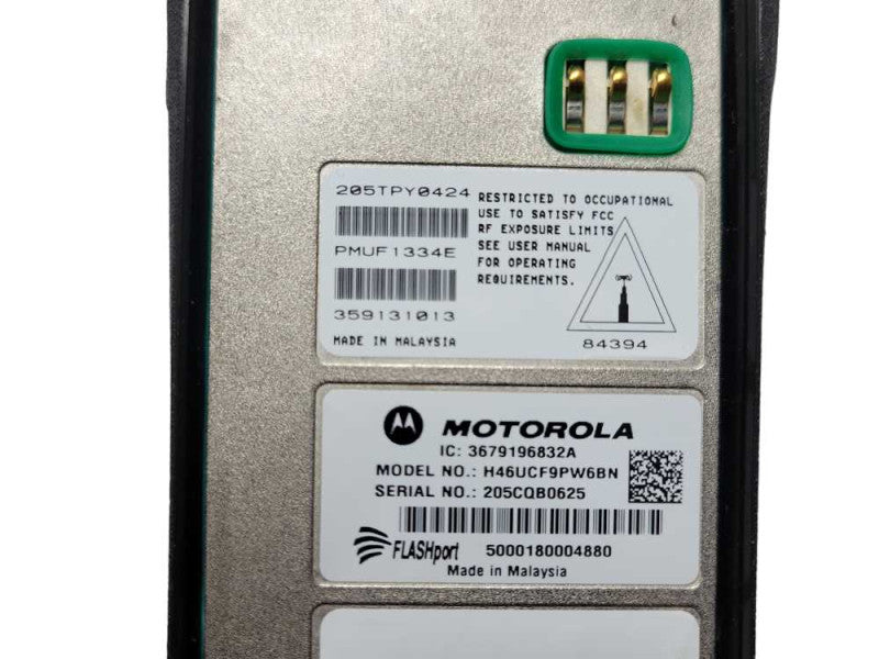 Motorola XTS 2500 H46UCF9PW6BN Digital Radio with Charging Cradle, READ _