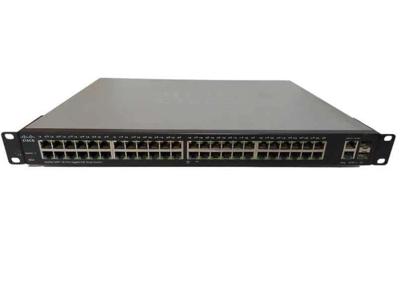 Cisco SG200-50FP 50x port gigabit PoE Smart Switch  #