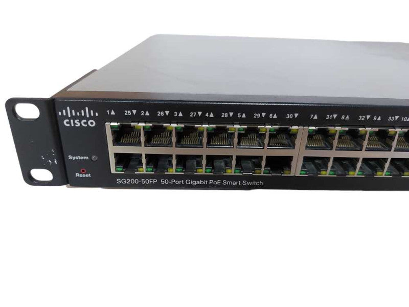Cisco SG200-50FP 50x port gigabit PoE Smart Switch  #