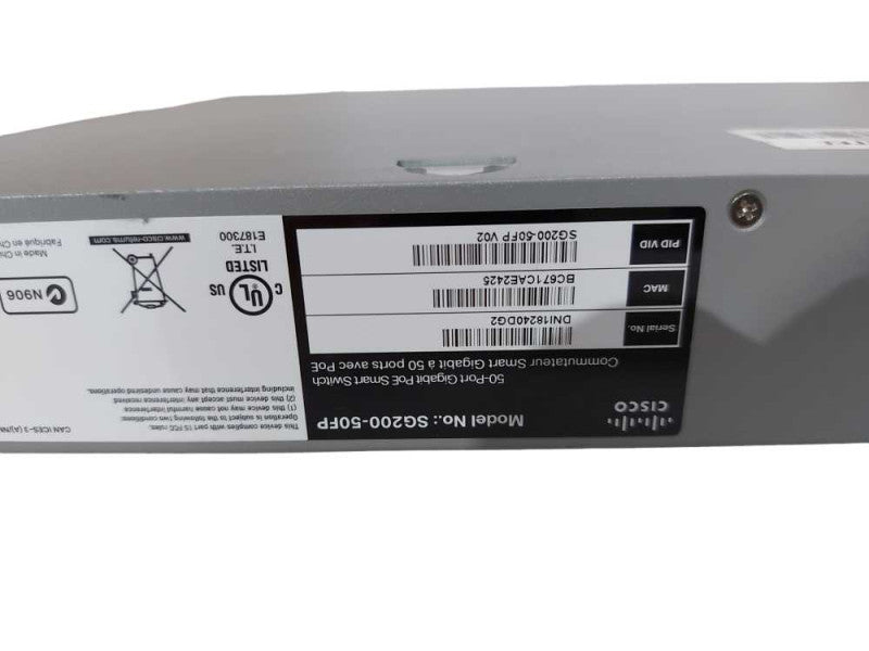 Cisco SG200-50FP 50x port gigabit PoE Smart Switch  #