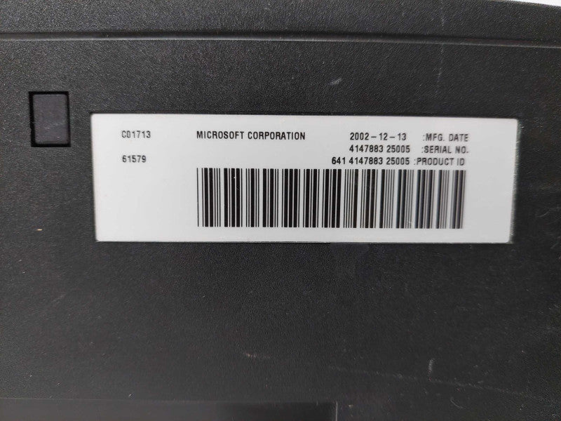 Microsoft Xbox OG Console Mfg: 2002-12-13