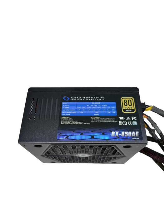 Raidmax RX-850AE 80 plus Gold 115V-230V 15A 50-60Hz 850W ATX Power Supply
