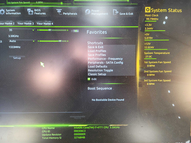 Intel Core I7-4771 @ 3.5Ghz | Gigabyte G1 Sniper B5 | 32GB RAM
