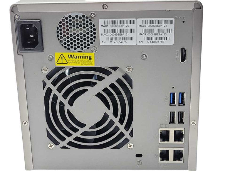 QNAP 4-Bay Network Attached Storage TS-453 Pro, 2x HDD Trays, READ _