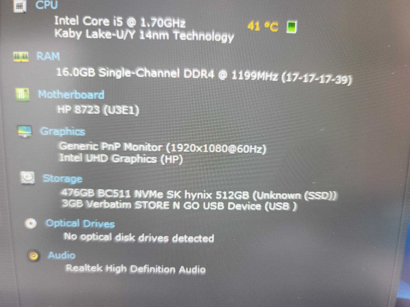 HP EliteBook 840 G7 i5-10310U, 16GB DDR4, 512GB m.2