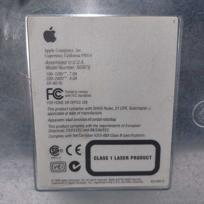 Apple PowerPC Power Macintosh G3 Model: M3979 -