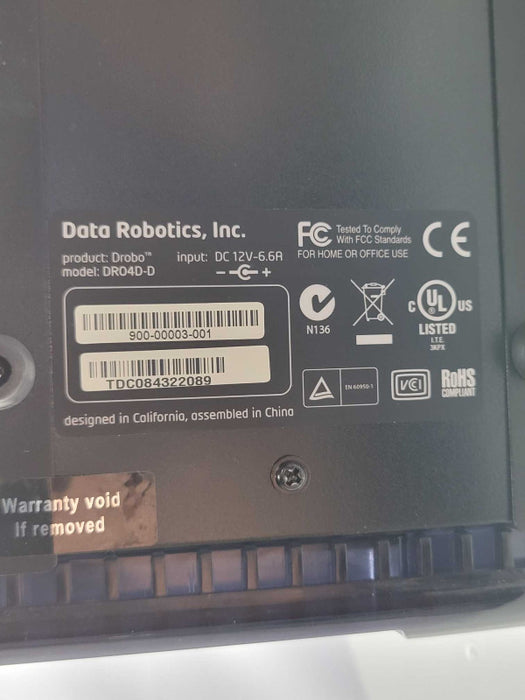 Datarobotics Drobo DR04D-D 4-Bay NAS, No HDD, READ _