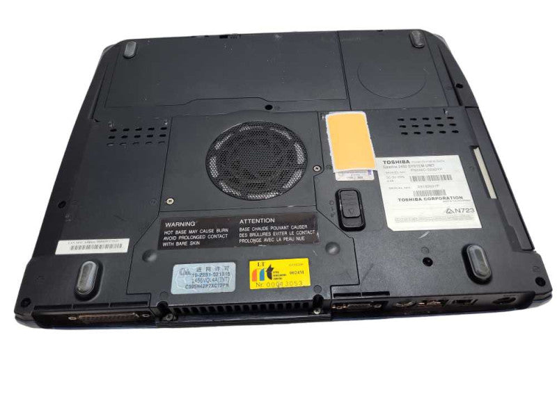 Toshiba 2450 Satellite 2450 System Unit Vintage Laptop Pentium 4 &